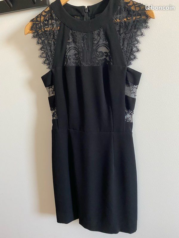 Robe noire dentelle The Kooples Vêtements