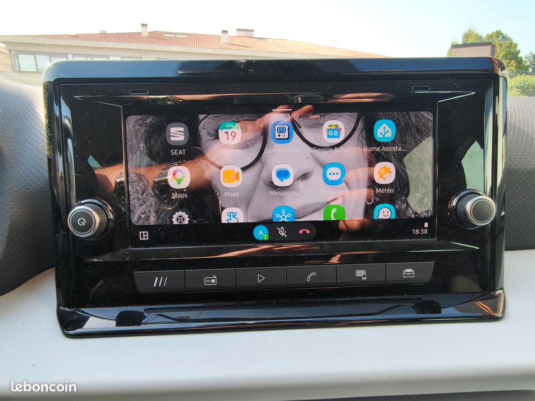 SEAT IBIZA 1.0 TSI 115 CH COPA / GARANTIE SEAT / CARPLAY / CAMERA / FRONT ASSIST / PACKS / START-STOp (image 8)