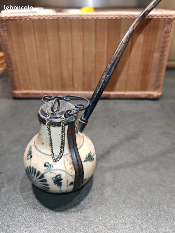 Ancienne pipe à eau chinoise (image 1)