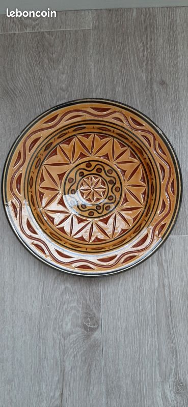 Plat assiette artisanal turc (image 1)