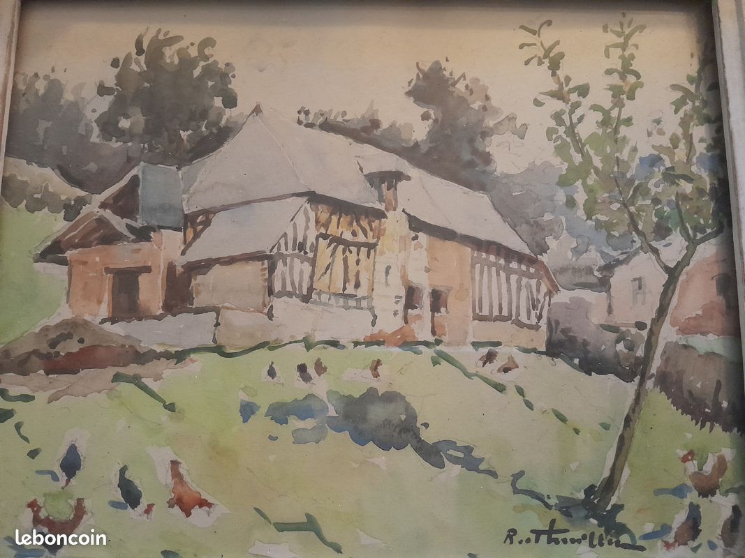 Aquarelle encadrée (image 2)
