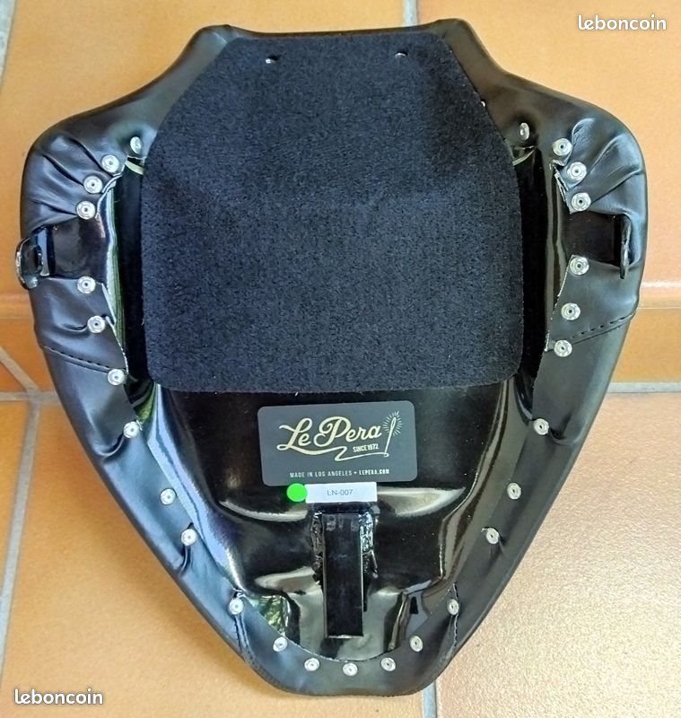Selle solo Le Pera Bare Bones noire absolument neuve Pour Harley Davidson Softail (image 3)