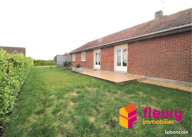 Wormhout plain-pied 4 chambres + garage