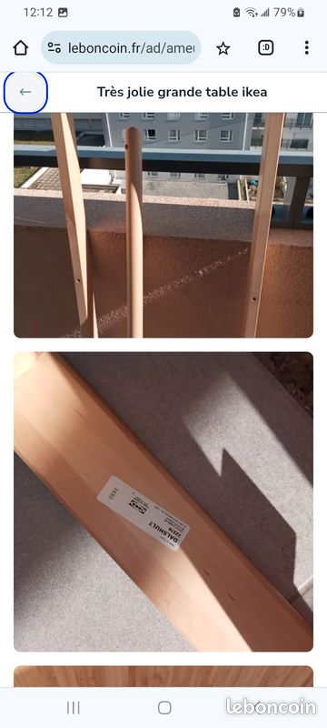Très jolie table ikea assez grande (image 2)