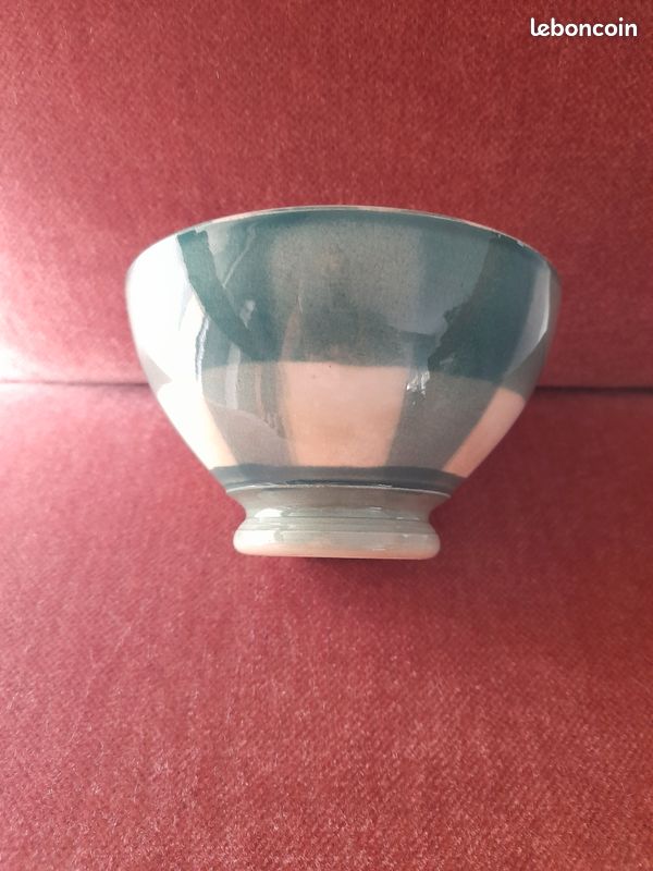 Bol ancien décor torchon (image 3)