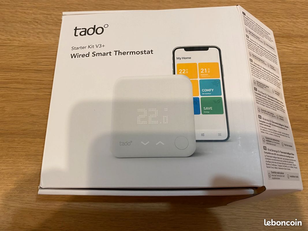 Tado Wired Smart Tado Kit De Inicio V3 Thermostat Connecté TADO