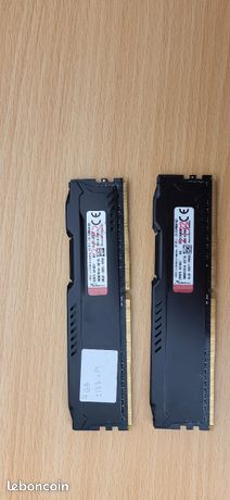 DDR HyperX Fury 2x4GB 20 pour unités 8Gb x2 HX432C16FB3/8