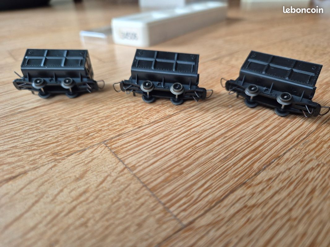 Lot De 3 Wagons à Gravier ROCO 46130 - Modélisme Ferroviaire Occasion