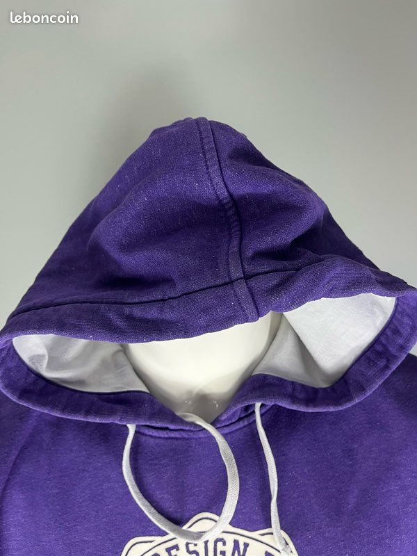 Les Tien - Pull à capuche mauve en coton