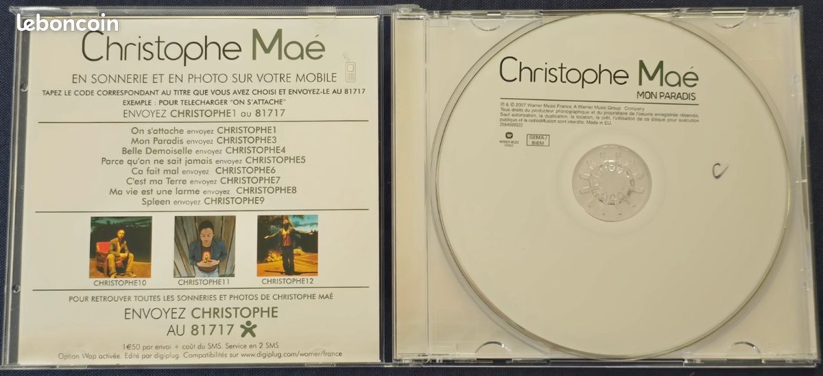 CD Christophe Maé (image 2)