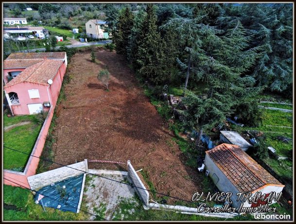 Terrain constructible 1316m² | Viabilisé et exposé sud | Salsigne Montagne Noire