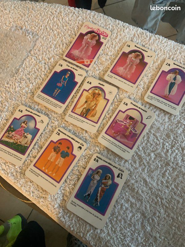 Jeu De 7 Familles Barbie Vintage Année 1984 Mattel Collection