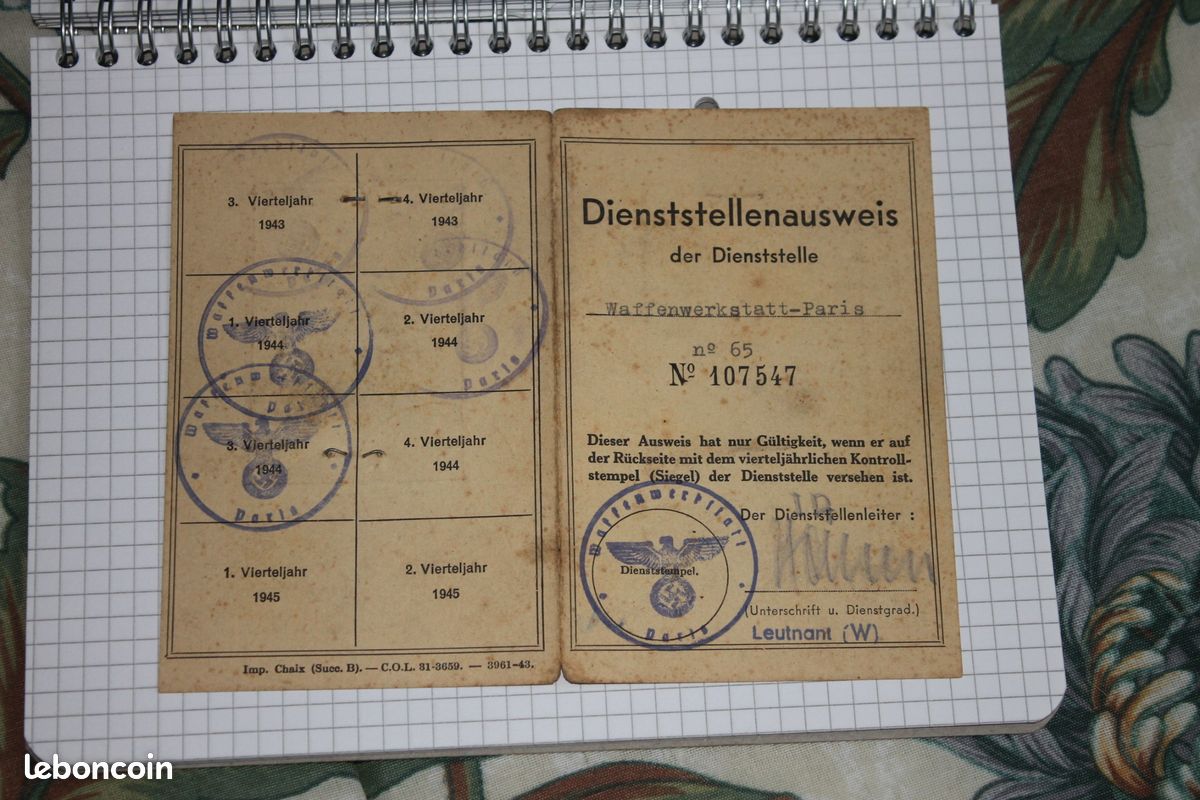 Carte allemande - Collection