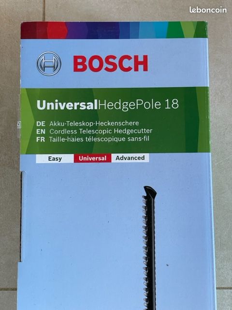 Taille Haie BOSCH sur perche sans fil sur batterie (image 1)