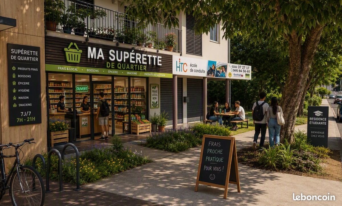 Local commercial 2 pièces 66 m² · à Saint-Joseph · 66 m² · 830 €/mois