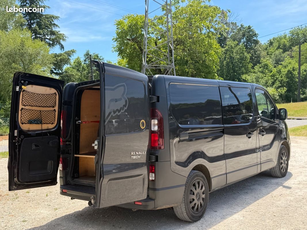RENAULT TRAFIC CABINE APPROFONDIE L2H1 1200 KG DCI 140 CONFORT/Entretien Complet / Turbo neuf (image 4)