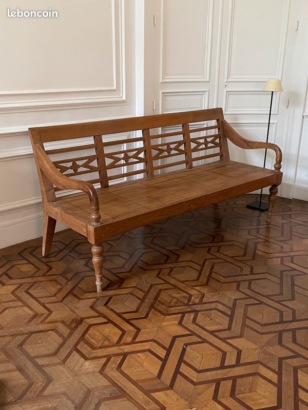 Banc bois ancien (image 2)