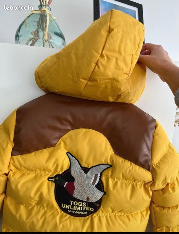 Doudoune Chevignon Moutarde – Taille M – Portée 2 Fois – Comme Neuve