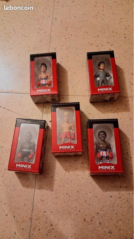 Lot 5 Figurines Rocky balboa minix (image 1)