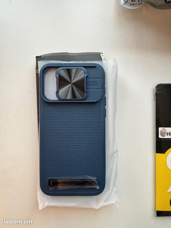 Coque iphone 15 pro max avec son protection d'écran (image 2)