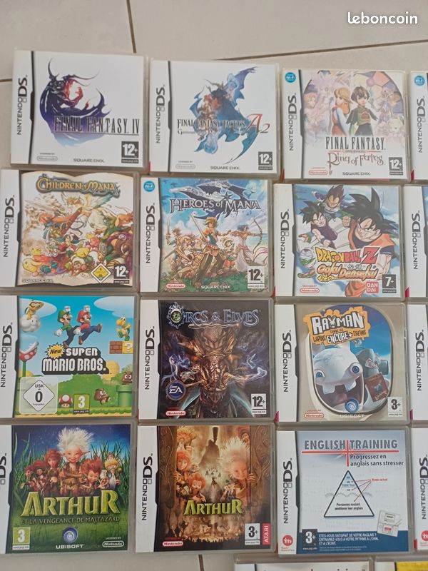 Lot De Jeux DS Et 3DS – Plusieurs Titres – Occasion – Bon état