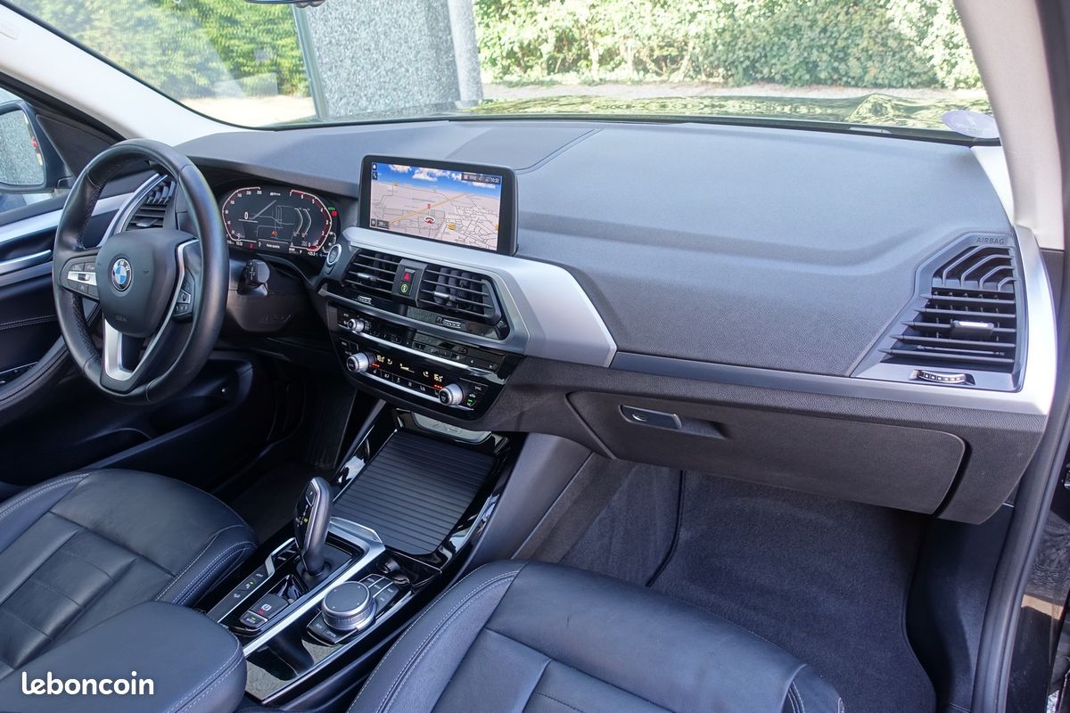 X3 X-Drive 30ea Hybride Rechargeable BVA 292ch Live cockpit/Cuir sport chauffant/Grd Gps Europe/Caméra/Carplay/Hayon électrique/1*Main/Garantie 12 mois (image 6)