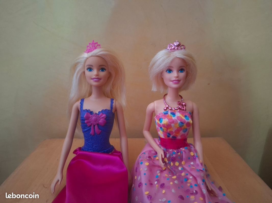 Lot de 2 poupées Barbie princesses (image 2)