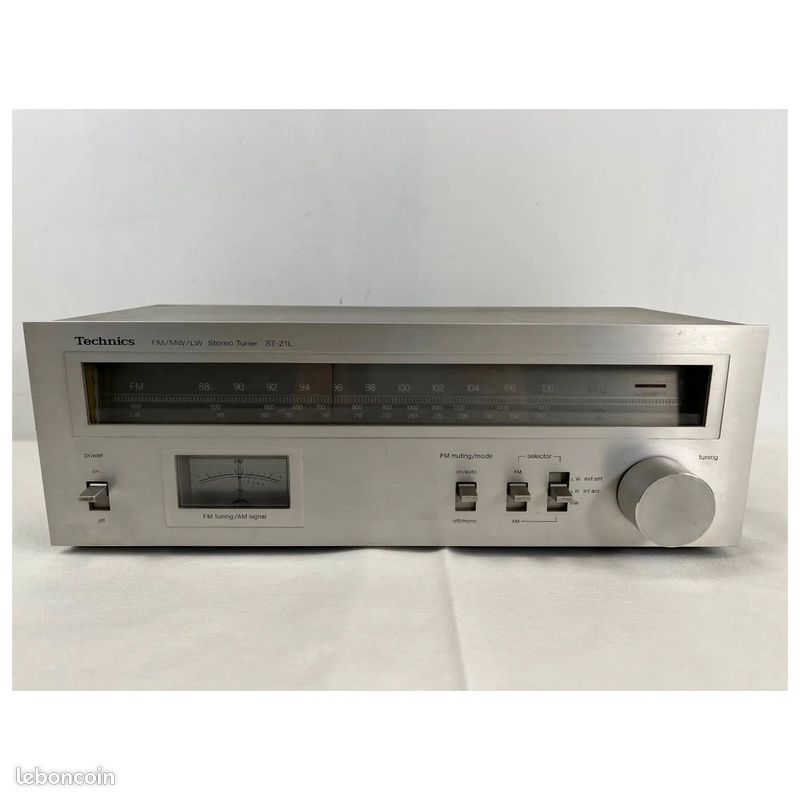 Tuner Technics ST-Z15L Vintage – Révisé Professionnellement, Analogique AM/FM Argenté