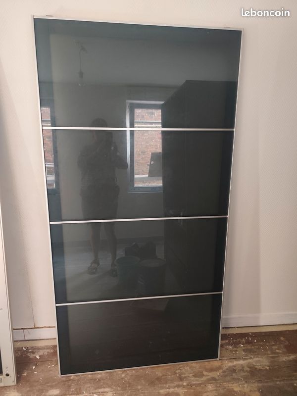 2 portes dressing Pax UGGDAL avec rail (image 2)