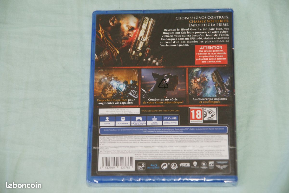 HIRED GUN NEUF BLISTER ps4 (image 2)