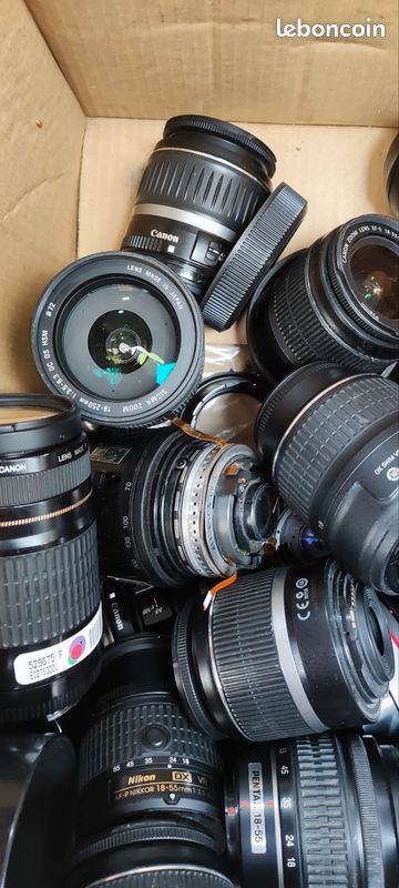 Lot De Pièces Anciennes Pour Appareil Photo – Pour Réparation Ou Déco