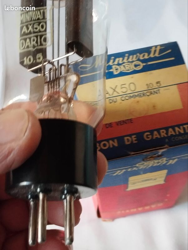Tubes AX50 miniwatt stock NOS (image 3)