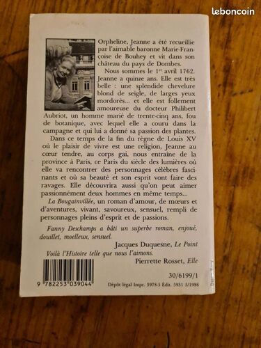 [Livre] La Bougainvillée - Le jardin du Roi - Bon état (image 3)
