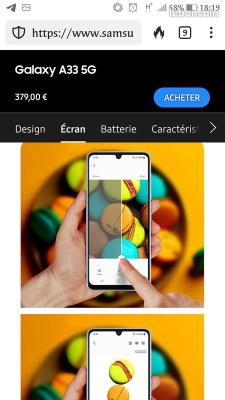 Samsung A33 NEUF (image 4)