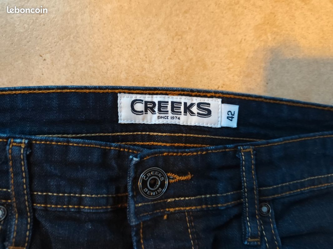 Jean Creeks Bleu Taille 42 Pour Homme - Occasion En Très Bon état