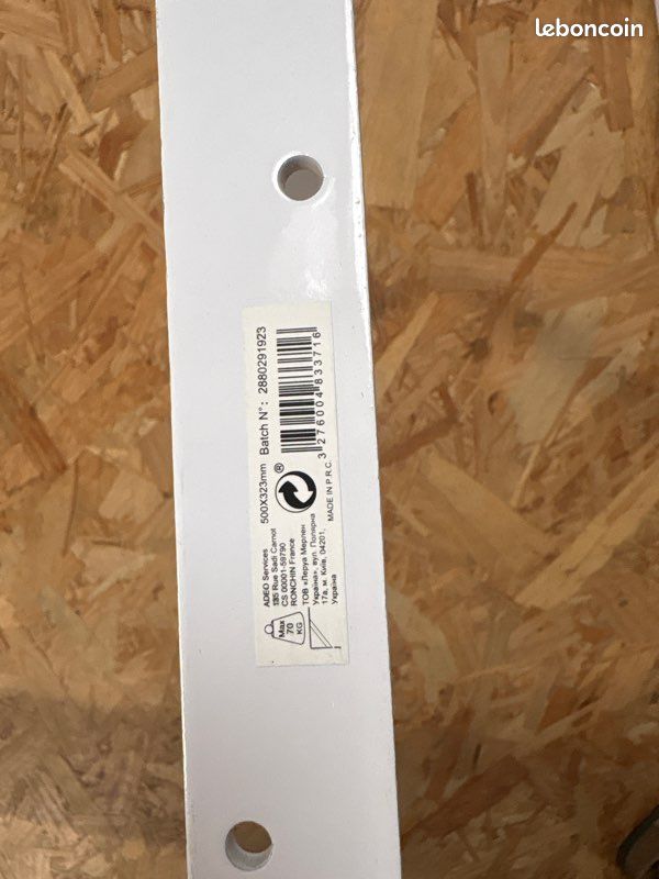 2 équerres pour étagère 500x323mm (image 2)