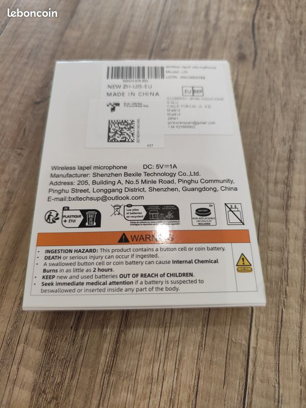 Mini Microphone à Condensateur pour iPhone, Android et PC, Micro Cravate Sans Fil Plug & Play avec Réduction du Bruit, Indicateur de Batterie et Bonnette Anti-Vent, pour YouTube, TikTok(gris foncé) (image 7)