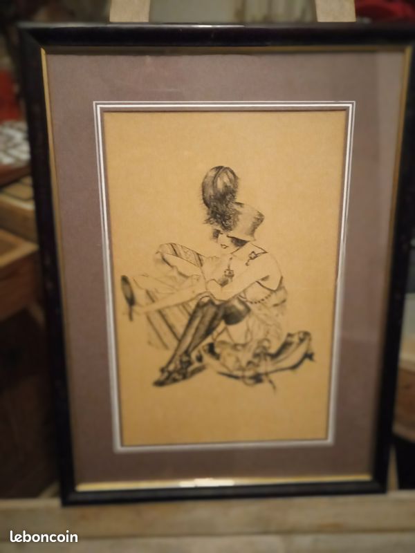 Elegante Lithographie Art Deco (image 1)