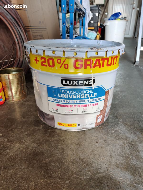 Pot de peinture blanche 11 litres (image 1)