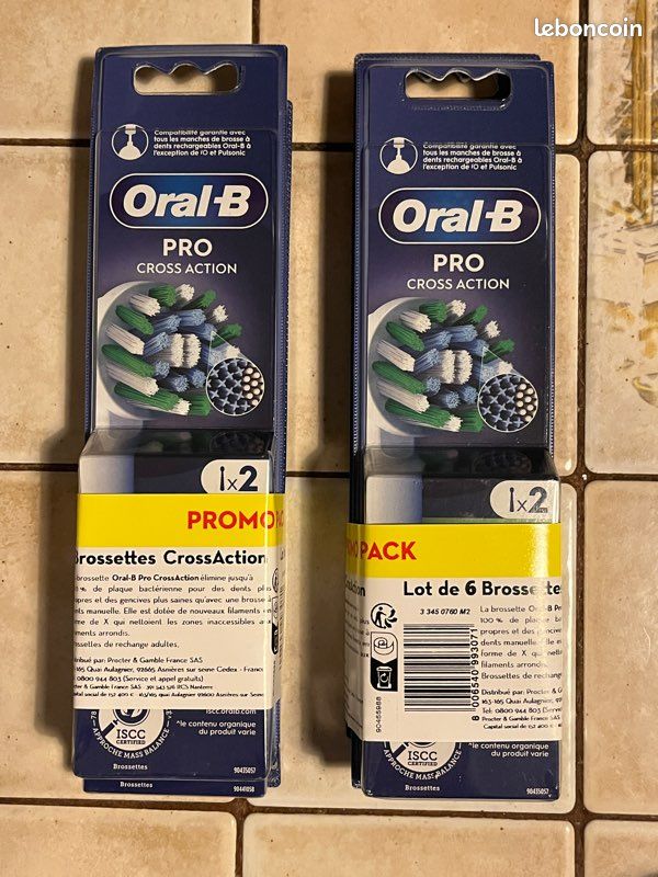 Lot De 12 Brossettes Oral-B Pro Sensitive Clean - Têtes De Rechange - Neuf