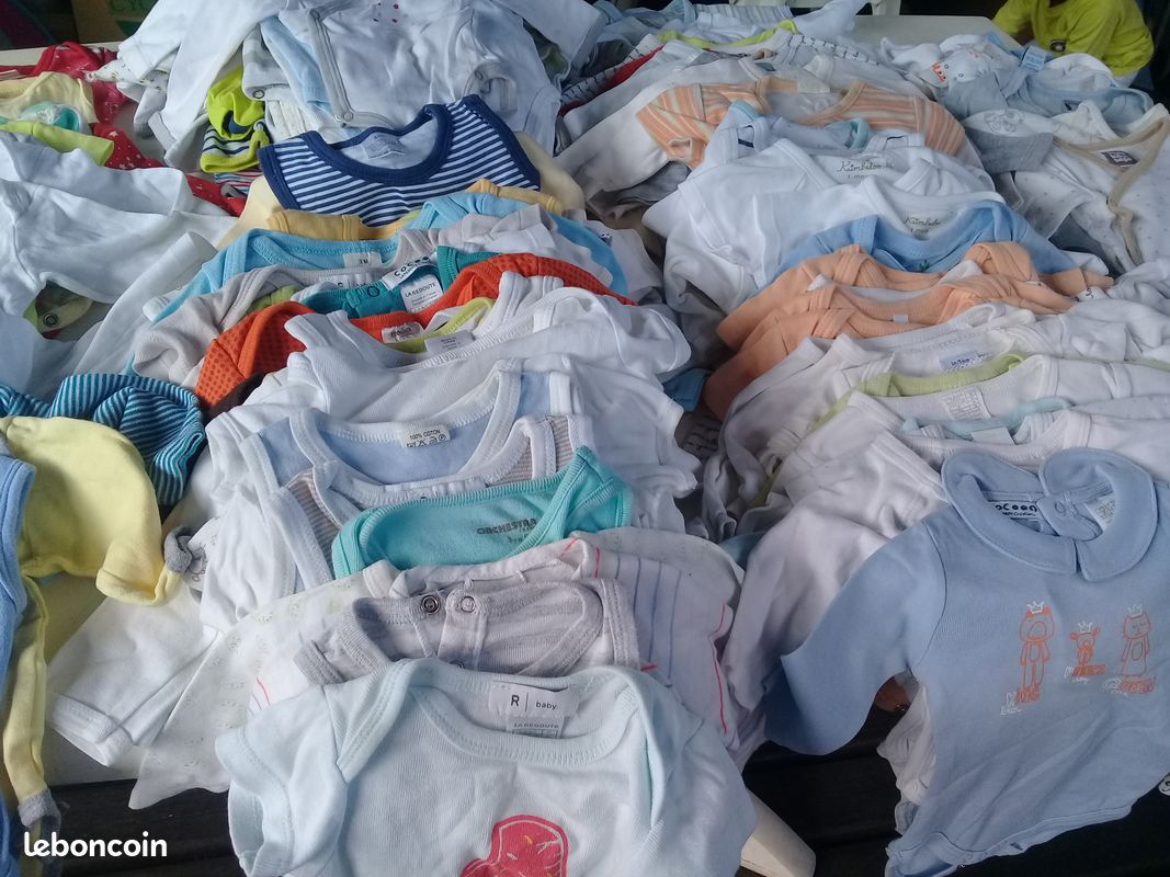 Bodys et babygros de 0 à 12 mois (image 3)
