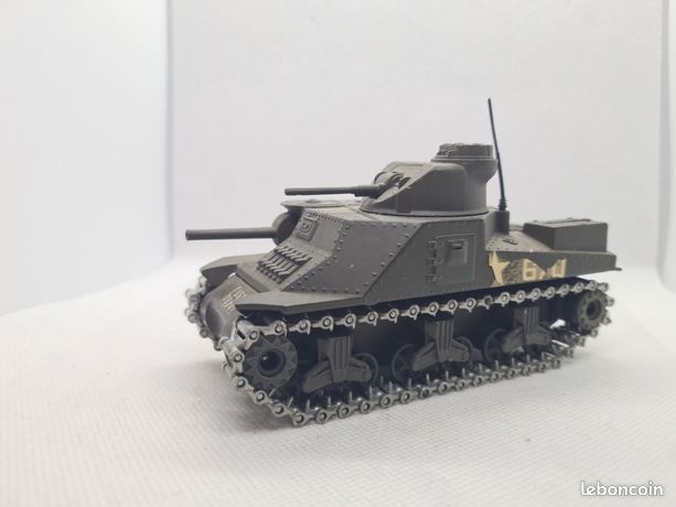 Miniature Char General Lee - Solido 253, 1978, échelle 1/50, Fabrication Française, En Boîte Marron