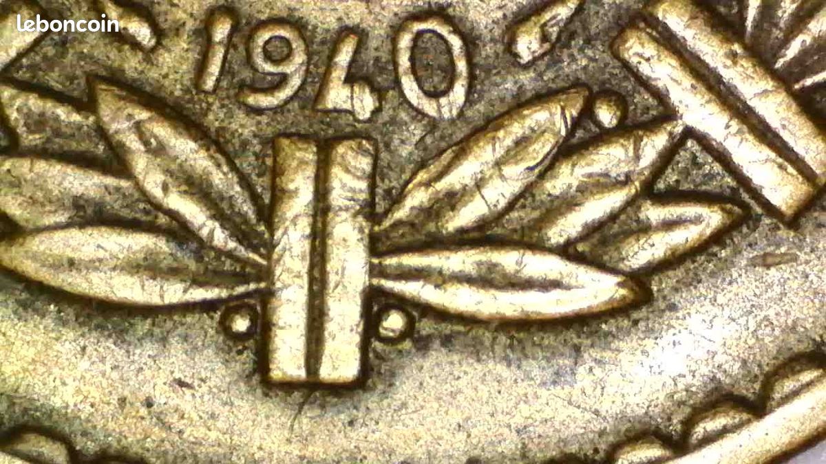 5 FRANCS LAVRILLIER 1940 MONNAIE EN BRONZE-ALUMINIUM - MAGNIFIQUE