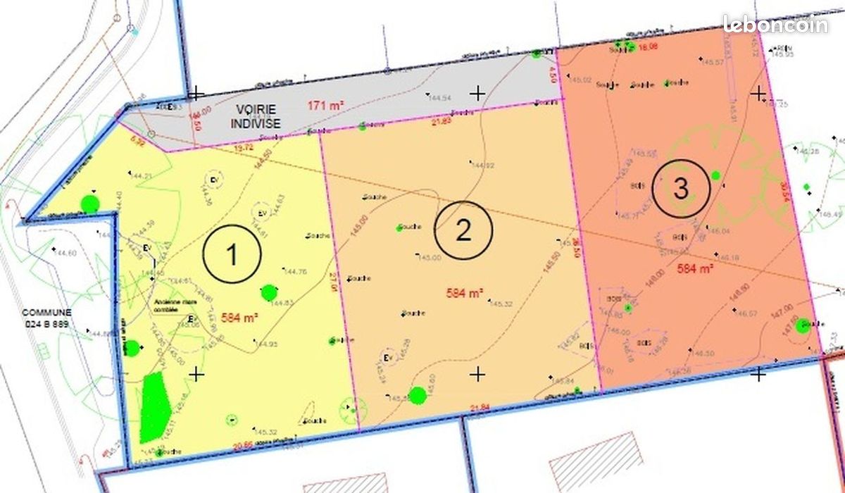 Terrain 584 m² Beausse · à Mauges-sur-Loire · 42 000 €