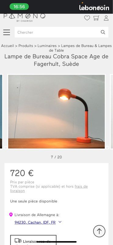 Lampe Cobra par Fagerhults Belysning (image 1)