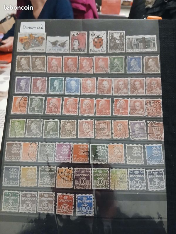 Timbres Danemark, Australie, Norvège, Pays Bas, Chili, Russie, Maroc, Algérie.... (image 1)