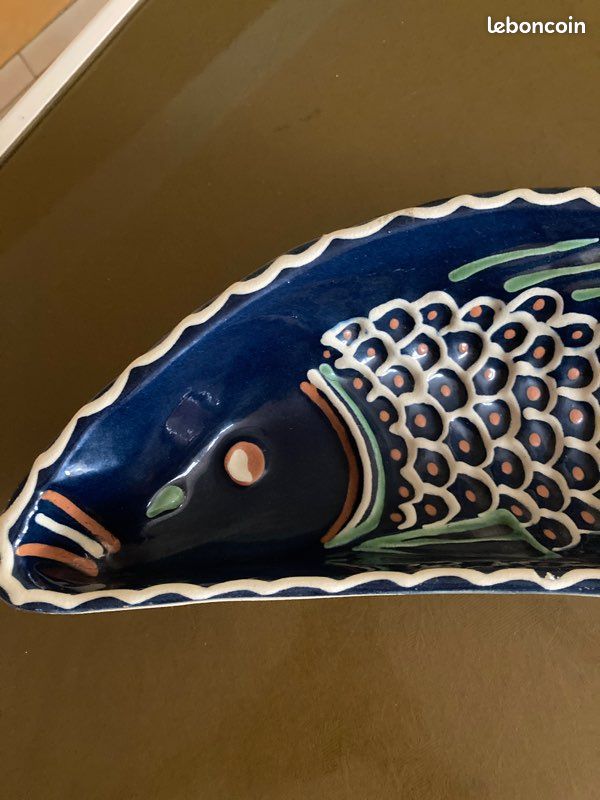 Vieux Moule En Céramique Pour Appât De Pêche Scioto Medium Fish 3252 - 1997, état Cool