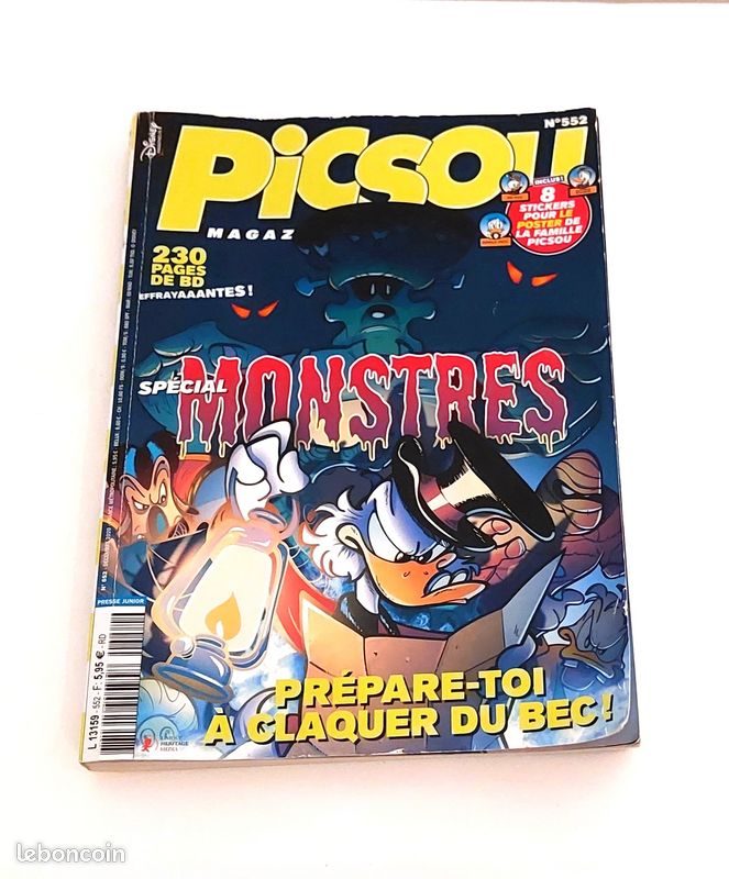 Picsou Magazine, n° 552 – Décembre 2020. Spécial Monstres - (image 1)
