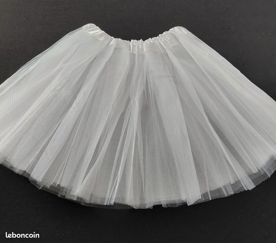 Générique Costume Lapin Ensembles Tutu Jupe Noeud Lapin Déguisement Serre-Tête Bandeau Oreilles de Lapin Deguisement Pâques Halloween Enfant Fille jeu