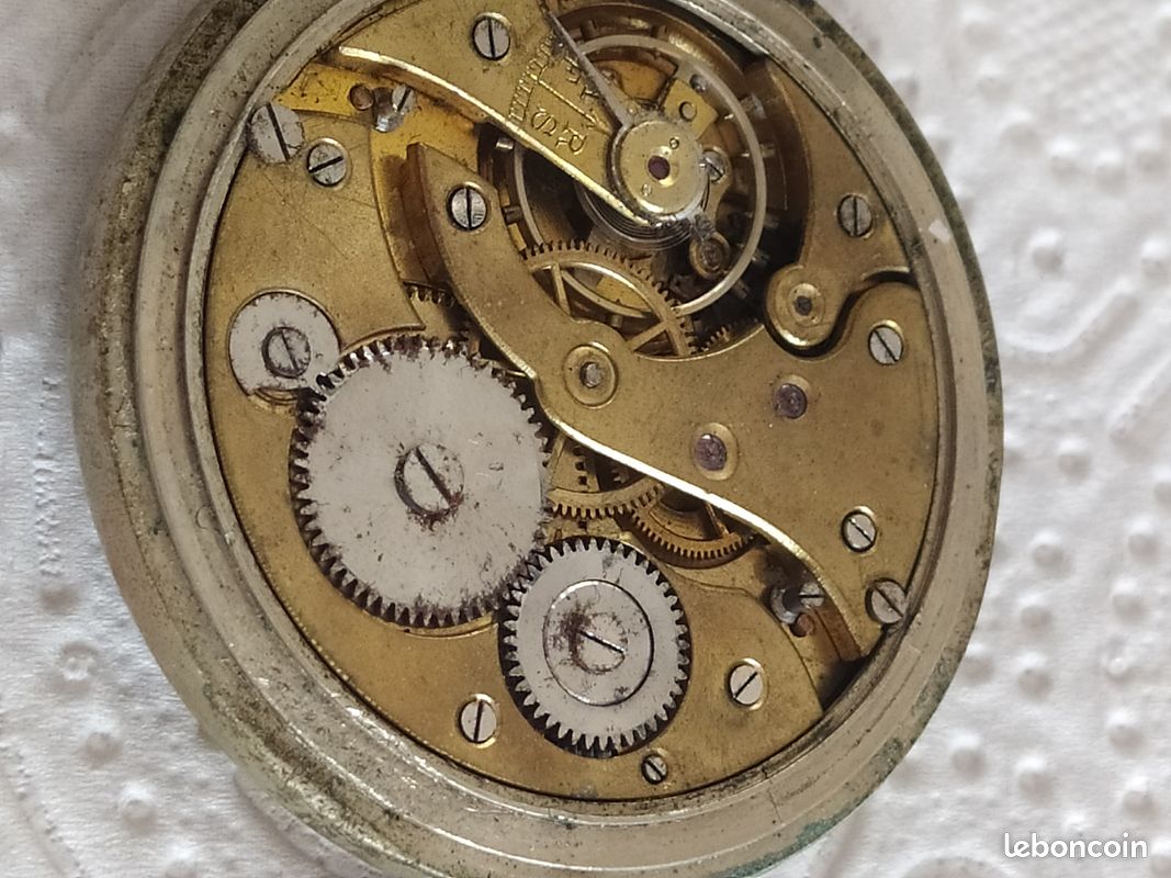 Montre De Poche Argent Massif EPINAL - Années 1950 - Ne Fonctionne Pas, à Réviser - Poids 28g